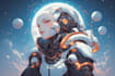 create high quality futuristic character art