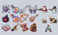 create professional 2d pixel game art assets, characters items and sprite sheets