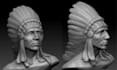 create realistic 3d head 3d bust model 3d face fully body model for 3d printing
