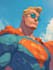 draw epic comic style superhero character art