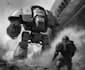create warhammer 40k character art, grimdark illustrations