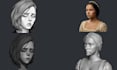 convert your image into stylized, realistic 3d head bust stl 3d printable model