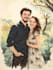 design couple portrait wedding portrait