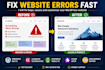 fix wordpress bugs and customize website