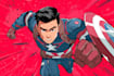make dc or marvel style comic and superhero character