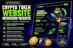 create crypto token website, memecoin website