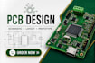 design high speed pcb layout schematic and multilayer pcb board