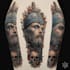 create custom skull tattoo illustration