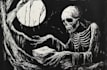 make dark art, concepts, linocut or woodcut illustrations