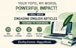 write simple and clear english articles