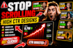 create high CTR youtube thumbnails