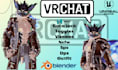 edit, optimize, create custom furry avatar, vrchat avatar, vr character nsfw avi