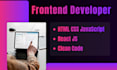 build a modern portfolio website
