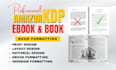 format your workbook or journal with fillable pages for amazon KDP