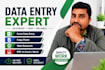 be your expert data entry and copy paste assistant
