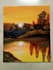 paint a custom acrylic sunset landscape on canvas