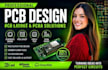 do professional pcb design pcb layout esp32 and pcba instruction project