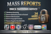 remove copyright, infringing , violating content under dmca