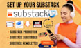 setup substack account substack newsletter to boost substack subscribers