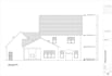 transform rough sketche to elevation plan, clean architectural floor plan design