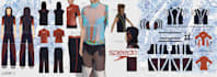 fashion illustrations into 3d garments