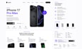 do modern figma landing page design, figma website UI UX