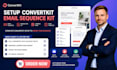setup convertkit email sequence kit newsletter kit landing page email template