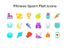 design unique, simple and modern custom icons set
