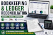 do bookkeeping and ledger reconciliation