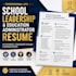 write ats school leadership and education administrator resume