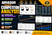do amazon competitor analysis and market research