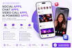 develop social media app social chat app video chat app