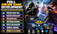 build, develop online game mobile, PC online games 2d 3d game programming script
