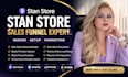 setup stan store esty shopify and digital product sales funnel