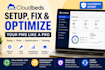 setup cloudbeds, fix cloudbeds optimize your cloudbeds pms