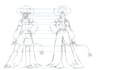 create a character design based on descriptions