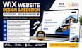 redesign wix website, fix issues, speed optimization and seo