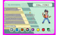 design pokémon game UI, battle hud, menu and pixel interface