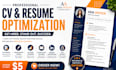 create ats friendly CV and resume optimization