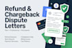 draft urgent refund and chargeback dispute letters fast