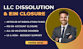 dissolve us llc, close ein, and company dissolution