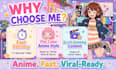 create ai anime video