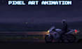 do 8bit 16bit pixel art animation loop lofi animation, animated gif sprite sheet
