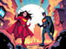 comic book illustration with comic book