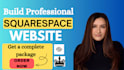 develop squarespace website, design or redesign squarespace website