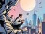 comic book illustration with comic book