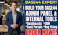 build your base44 internal tool, base44 admin panel, or base44 dashboard