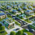 design 3d masterplan site analysis urban warehouses aerial rendering plot layout