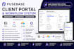 build a professional fusebase client portal onboarding workspace notion template