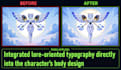 fix and replace ai generated text in images
